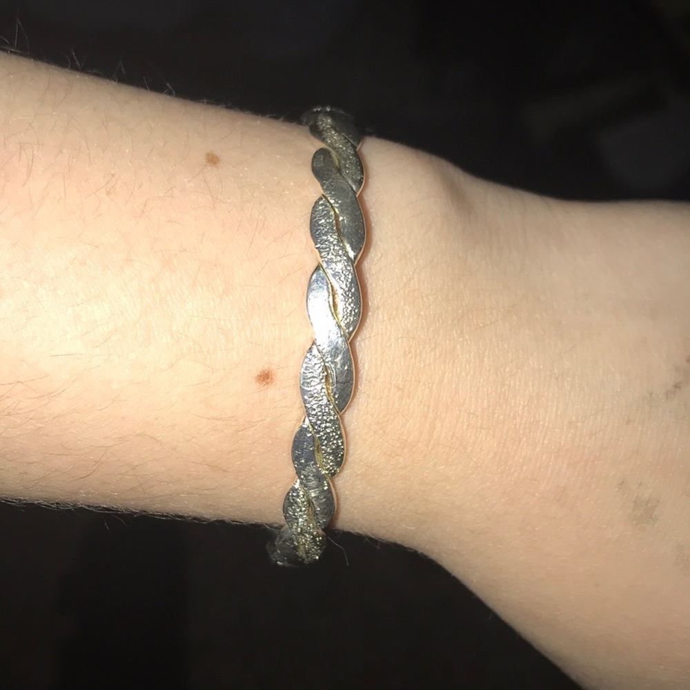 beautiful silver plated bracelet